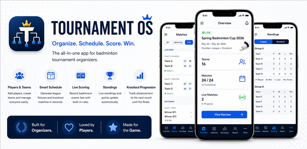 Tournament OS feature overview